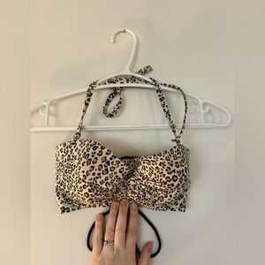 Victoria's Secret Leopard Print Bikini Top